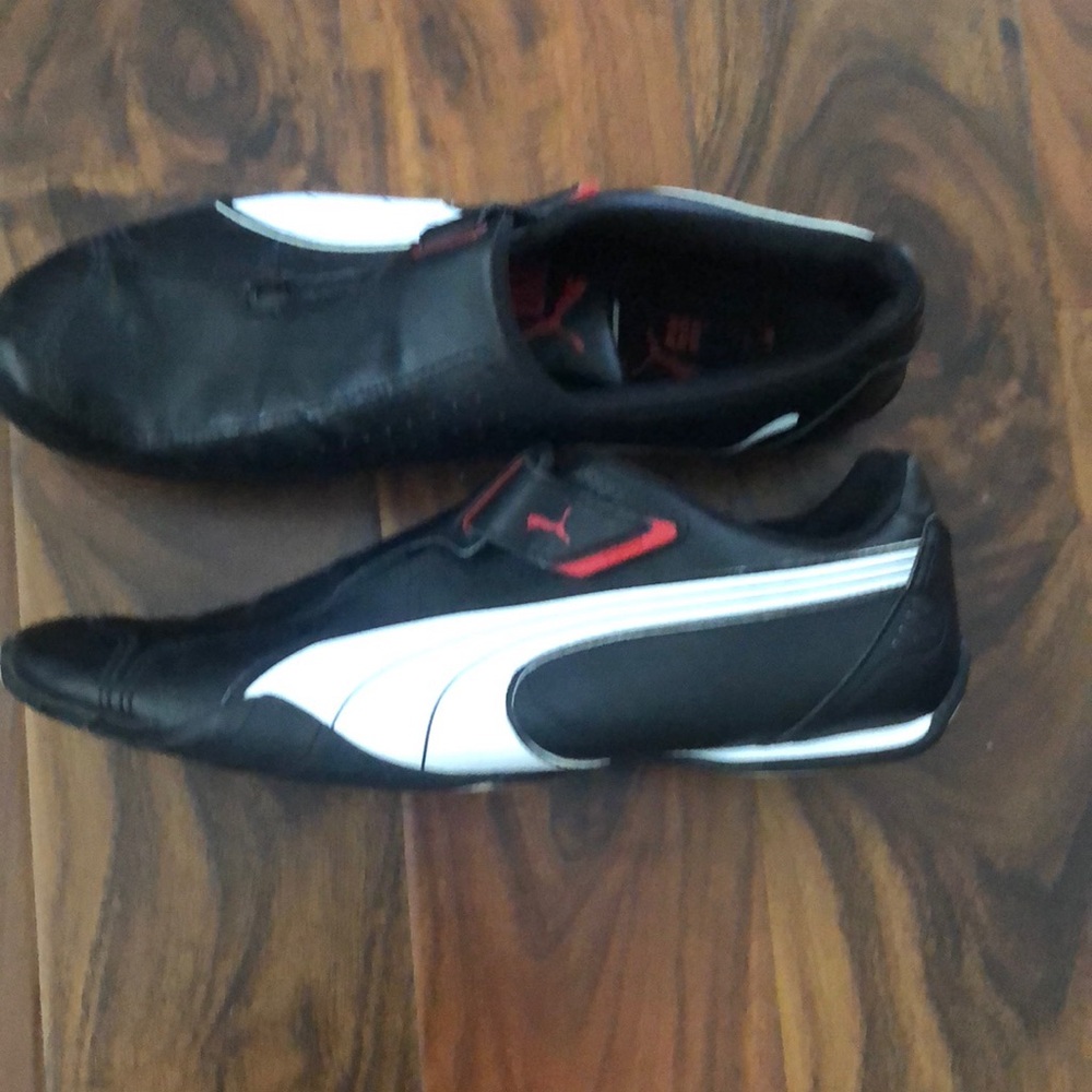 Puma Black and White Sneakers